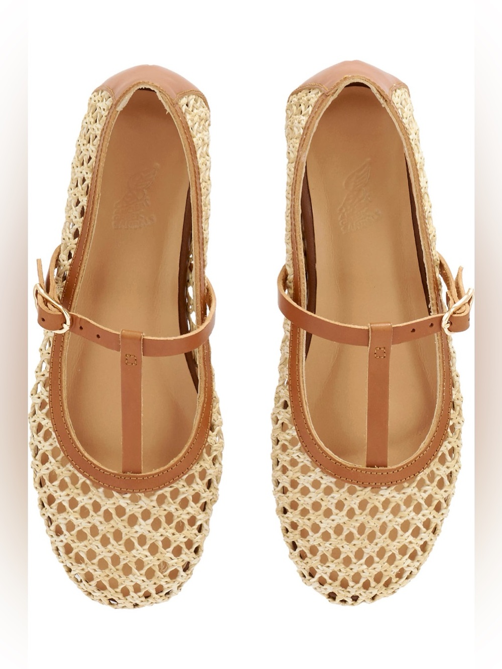 Aerati T-Strap Raffia Flat
Ancient Greek Sandals